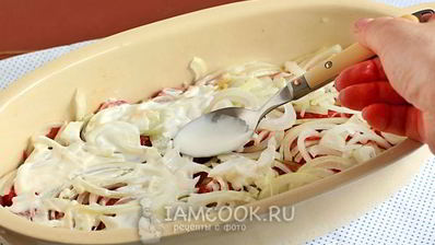 мясо под шубой в духовке