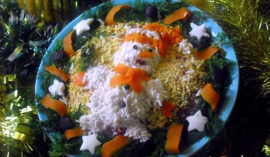 Рецепт новогодней сельди под шубой