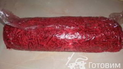 постный рулет из сельди под шубой