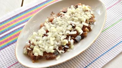 праздничная селедка под шубой