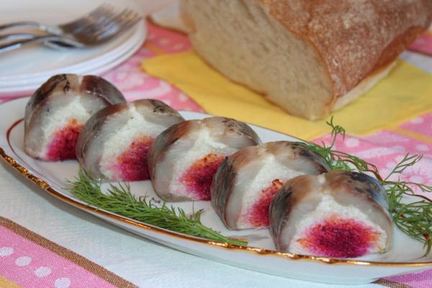 Роллы Сельдь под шубой по-домашнему