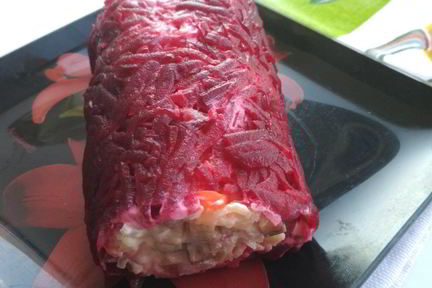 Рулет Селедка под шубой