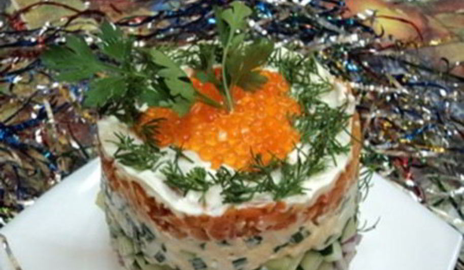 Рецепт салата из семги под шубой