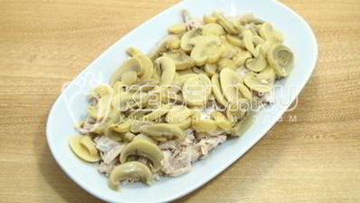 салат курица под шубой