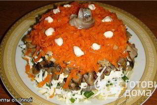 Салат Селедка под лисьей шубой