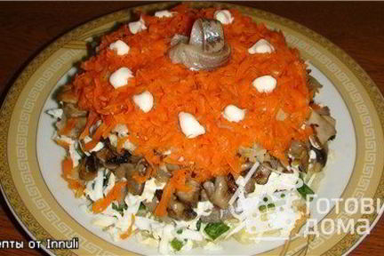 Салат Селедка под лисьей шубой