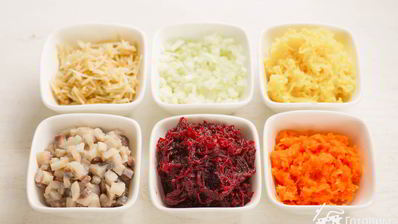 салат селедка под шубой на новый лад