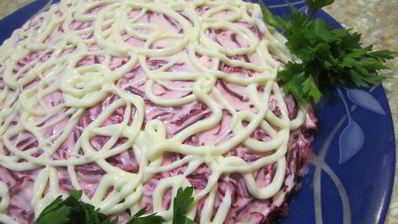 салат селедка под шубой