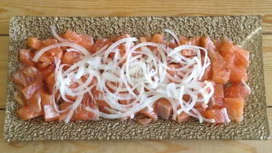 салат семга под шубой