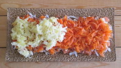 салат семга под шубой