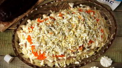 салат скумбрия под шубой