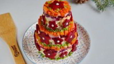 салат-торт селедка под шубой