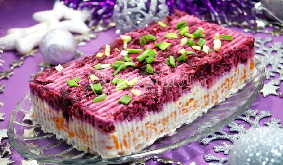 Рецепт салата заливная селедка под шубой