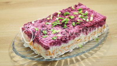 салат заливная селедка под шубой