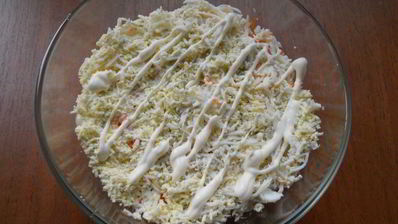 сельдь под шубой без свеклы