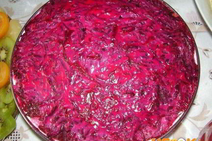 Селедка под шубой без яиц