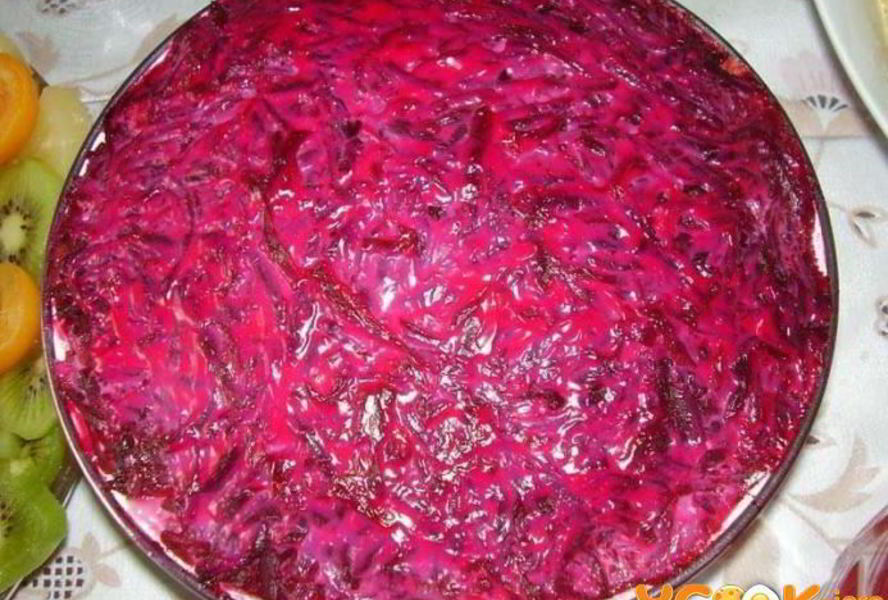 Селедка под шубой без яиц