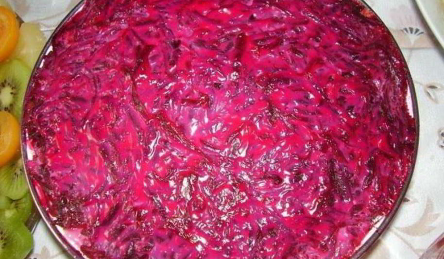 Рецепт селедки под шубой без яиц