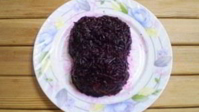 селедка под шубой в виде обезьянки