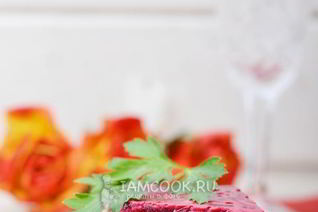 Селедка под шубой в желе