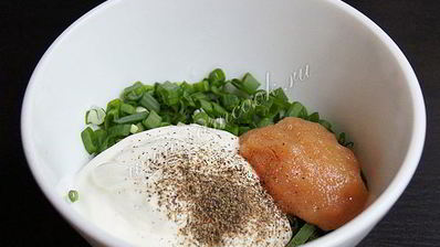 судак под шубой из икры