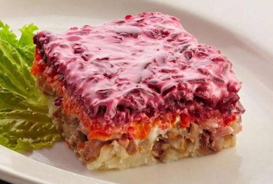 Традиционная Сельдь под шубой к празднику