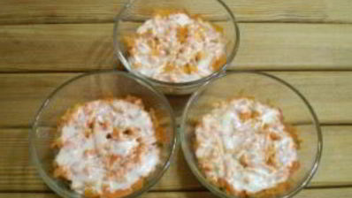 вегетарианская селедка под шубой с нори