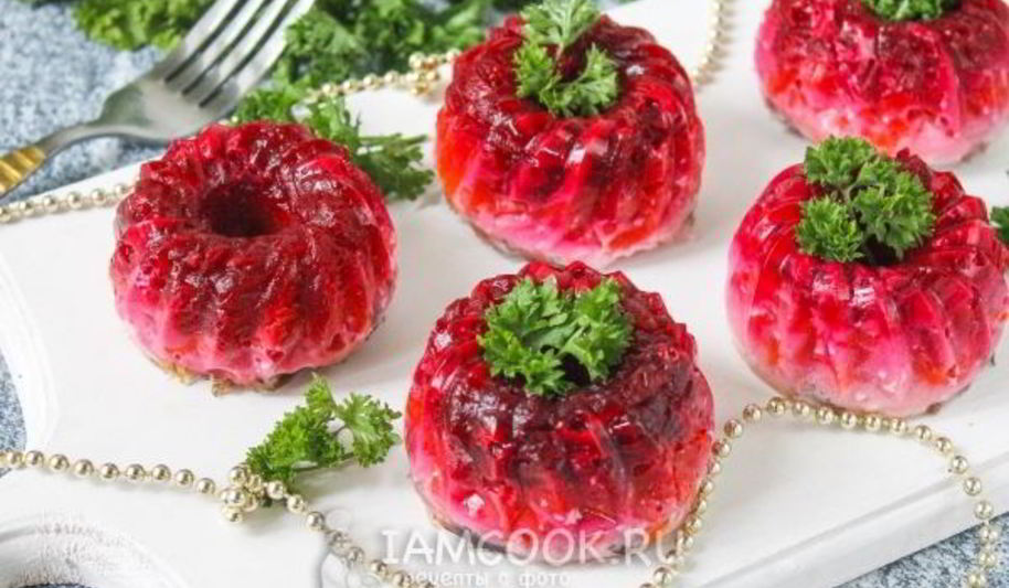 Рецепт заливной кильки под шубой