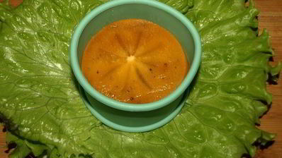 салат с хурмой и курицей