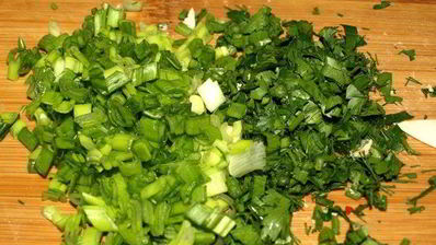 салат с хурмой и курицей