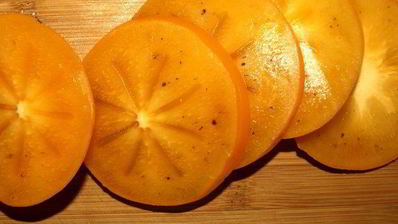 салат с хурмой и курицей