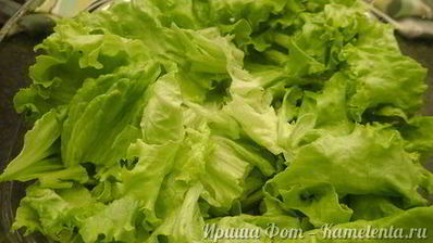 салат с креветками и апельсином