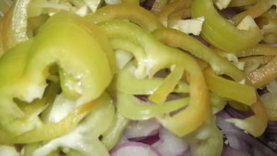 салат с курицей и болгарским перцем