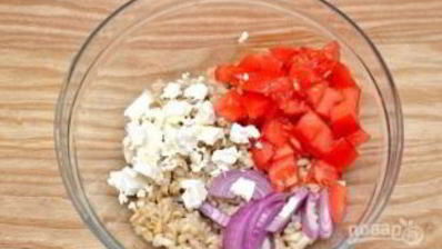 салат с перловкой