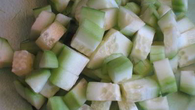 салат с семгой и сладким перцем