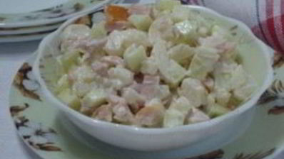 салат с цветной капустой с майонезом