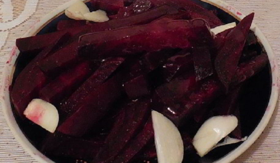 Рецепт салата со свеклой на зиму