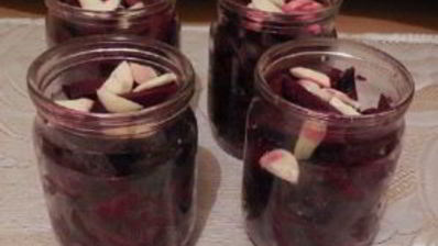 салат со свеклой на зиму