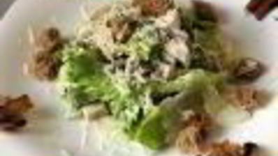 грибной взрыв — салат цезарь по-русски