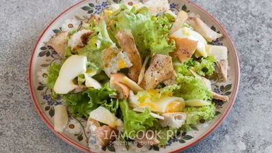 итальянский цезарь с курицей