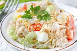 Салат Цезарь по Дюкану