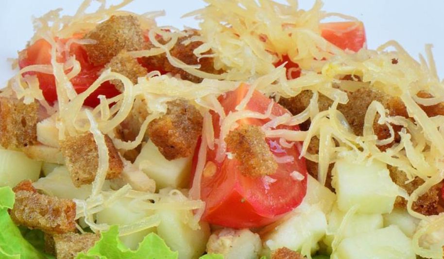 Рецепт салата цезарь с фетой