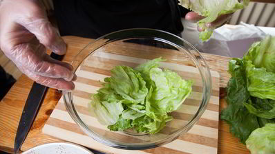 салат цезарь с курицей