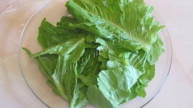 салат цезарь с семгой