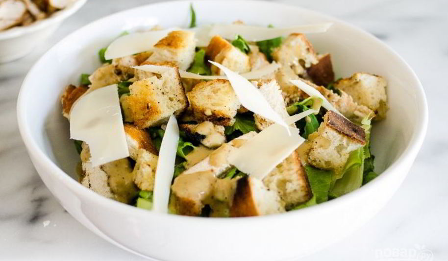 Рецепт цезаря с курицей классический