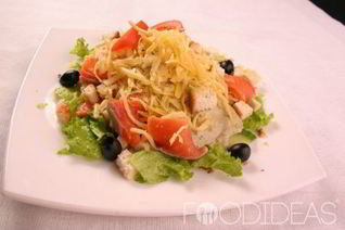 Цезарь с семгой