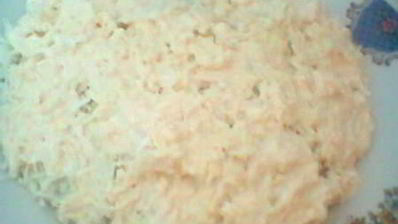 салат в виде сердца