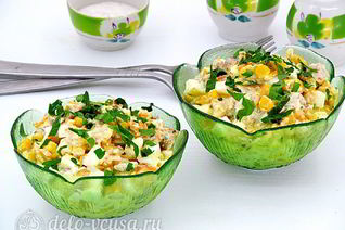 Салаты с кукурузой