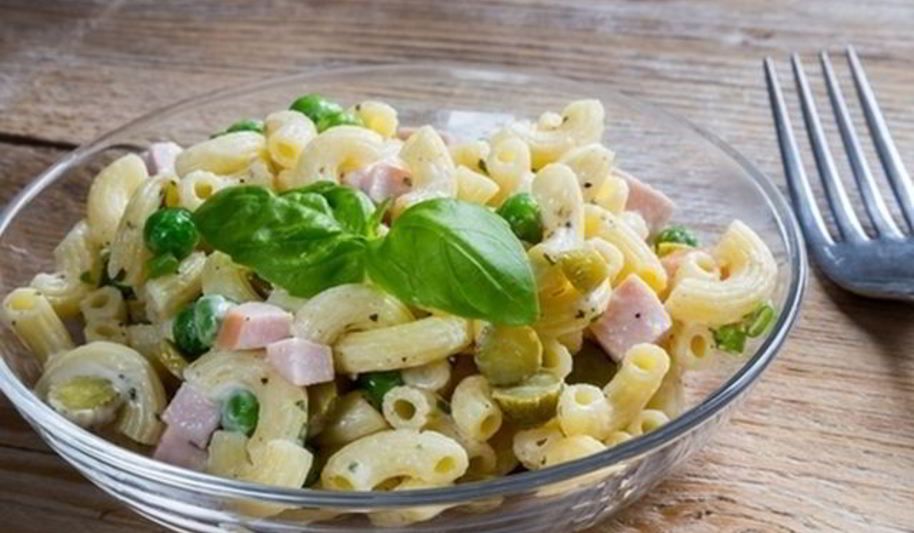 Рецепт швейцарского салата из макарон