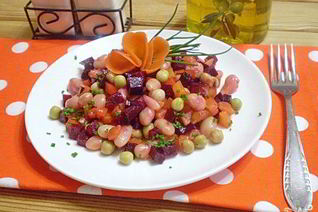 Диетический винегрет для похудения